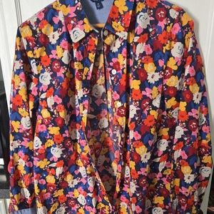 Lowest Price ! Nautica Multicolor Floral Shirt Size Medium